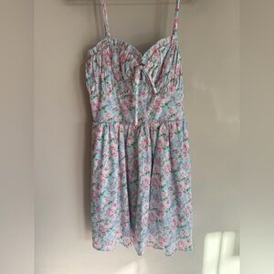 Floral Strapless Dress small‎